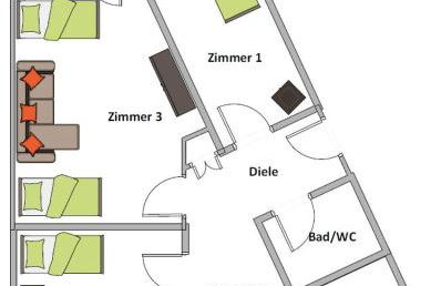 Duisburg von oben 3,5 Zimmer 8.OG frisch saniert - Foto 17