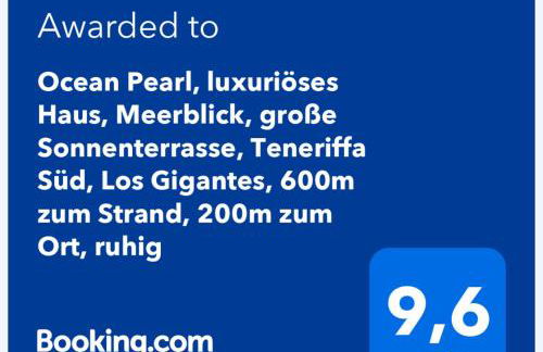 Ocean Pearl, luxuriöses Haus, Meerblick, große Sonnenterrasse, Teneriffa Süd, Los Gigantes, 600m zum Strand, 200m zum Ort, ruhig - Foto 3