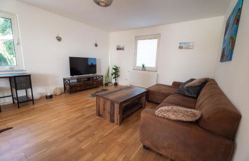 Wohlfühloase - Moderne Ferienwohnung mit großem eingezäuntem Garten in Alleinlage an Feld & Wald, Natur pur trifft auf Komfort, Wellness und gute Erholung - Foto 21