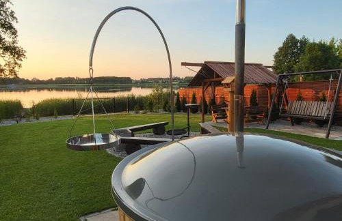 Siedlisko nad jeziorem Skarlińskim 5B, mazury, jezioro, domek, bania - Foto 1