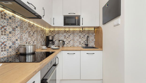 Gdansk Apartment With Desk by Renters - Foto 4, Cocina privada