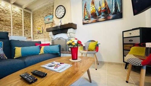 "COCON SAINT HILAIRE" Maison de charme 7 personnes, jardin clos, 5 min plage, port, commerces - Foto 5