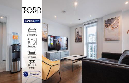 Stylish 2 BDR Apartment By Torr Property Group Short Lets & Serviced Accommodation With Free WiFi Central Manchester - Foto 1