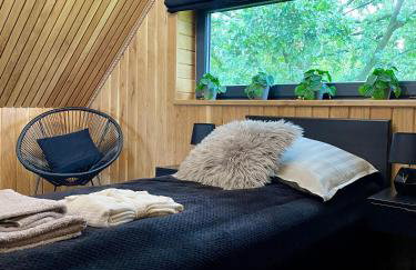 Stodoła Na Kresach - widokowy domek drewniany, całoroczny JACUZZI & SAUNA - Foto 51