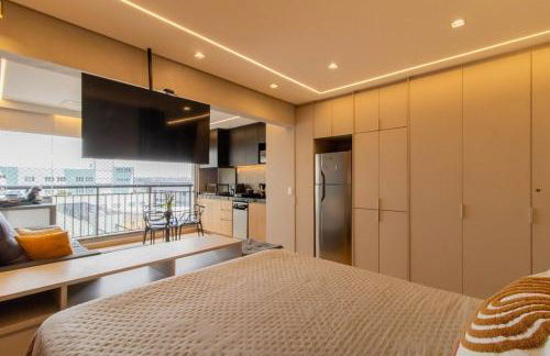 Atmosphere Home Studio 05310, Vaga, 7 km GRU, Lazer - Foto 52