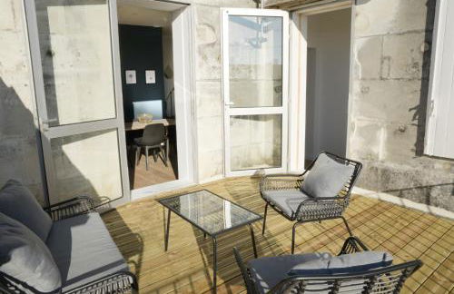 T2 de 55m2 avec toit terrasse, hyper centre, wifi, draps, savons et serviettes fournis - Foto 4