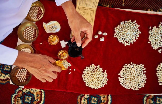 Visite d'un élevage de perles de culture Suwaidi - Photo 2