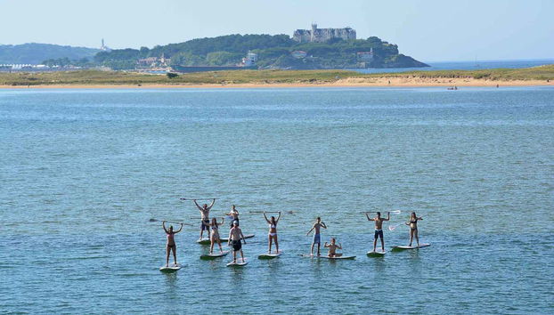 Grupo durante o tour
