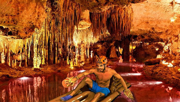 ¡Tour Xplor Fuego Todo Incluido! Transporte redondo desde Cancún y Riviera Maya - Foto 5, Remar en las cuevas