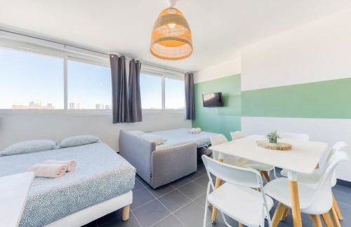 escale-marne fr - City Loft with rooftop view - M8 Tour Eiffel - Parking Gratuit - AC - Climatisation - Free Luggage Storage - Consigne à Bagages Gratuite - 201 - Foto 17