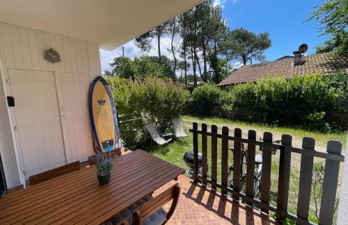 Appartement avec chambre, terrasse et jardinet proche plage, forêt pins, piste cyclable, lac - Foto 1