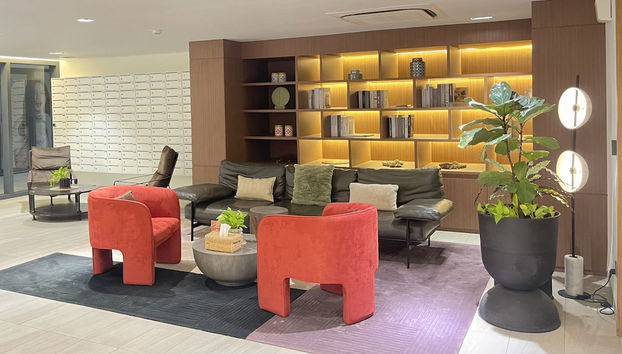 Zona de estar del vestíbulo