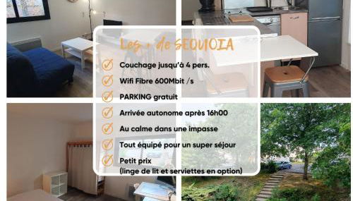 Idéal couple Appartement 1 chambre Cosy et calme pour visiter Nantes - Foto 3