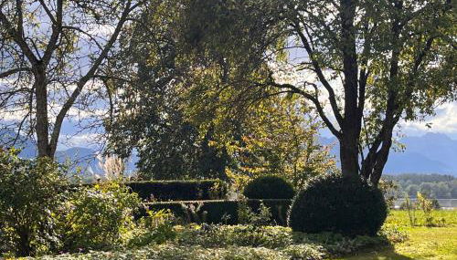 Chiemsee Exklusiv Ferienapartment Schneeganserhof - ein Refugium für längere erholsame Aufenthalte in Alleinlage am Chiemsee - Photo 3, Garden view