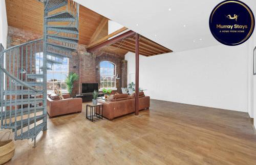 Large Industrial Style 2 Bedroom Apartment Short Term Rental & Flexible Renting Canary Wharf With Free WiFi - Foto 8