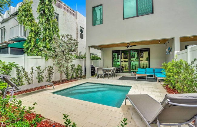 4BR w htd Pool Walk to Las Olas 5mins to Beach - Foto 46