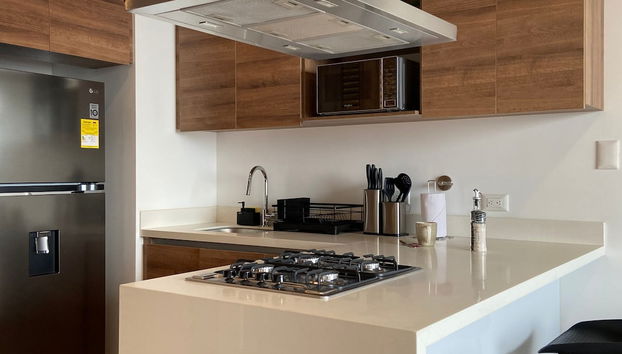 w Wonderful 1BR With Moder Balcony in Poblado - Foto 4, Habitación