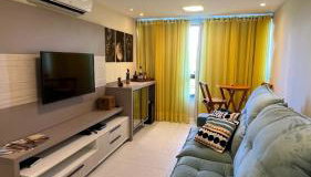 Apartamento espetacular na MELHOR praia da Bahia, GUARAJUBA é uma das únicas praias com selo azul do Brasil -Luxo, lazer, diversão e tranquilidade! Projetado para que você tenha a melhor experiência em hospedagem - Condominio tipo resort, o mais procurado - Foto 1