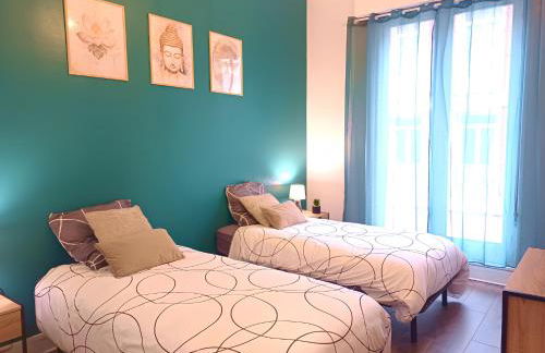 Plein centre- 90m Cathédrale - 2ch - 4 couchages - 6 personnes - Foto 11