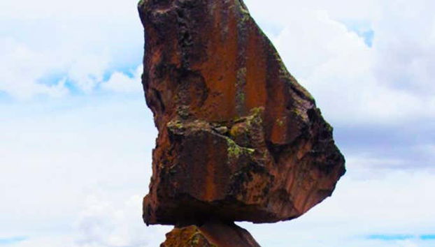 Curious rock in the Valley of Rocks