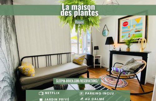 La Maison des Plantes, charmante, atypique et cosy pour 4 personnes avec parking et jardin - Photo 1
