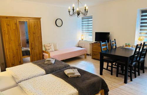 Alter Gutshof Kromlau Direkt am Schloss und Rhododendronpark, Terasse und Parkplatz - Foto 14