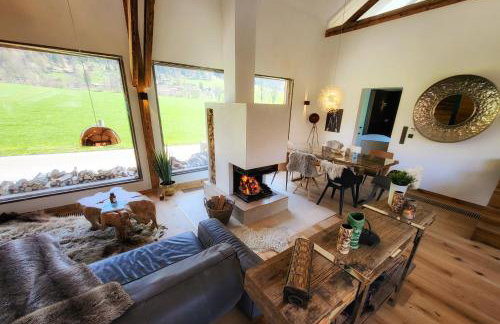 stylische Alpenlounge mit Pool, Blockhaus-Sauna und Jacuzzi für bis zu 12 Personen - Foto 34