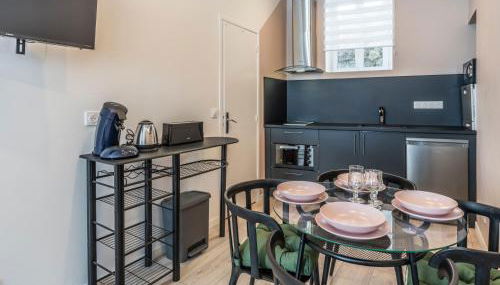 Studio centre ville La Bourboule - Foto 4, stove, toaster