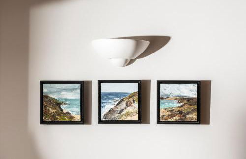 Corn Barn at East Trenean Farm -Luxury Cornish Barn Conversion sleeping 8 with hot tub, private garden, rural views and EV facilities - Foto 10