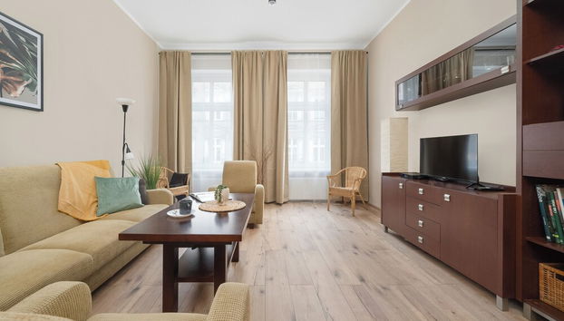 Wroclaw Apartment With Desk by Renters - Foto 5, Habitación