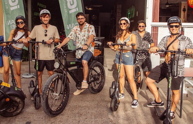 Finden Sie die Ente in Benidorm mit dem Elektroroller - Foto 1