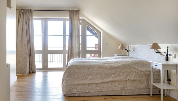 Ferienwohnung mit Kamin im Gut Ulrichshusen - Foto 3, Habitación