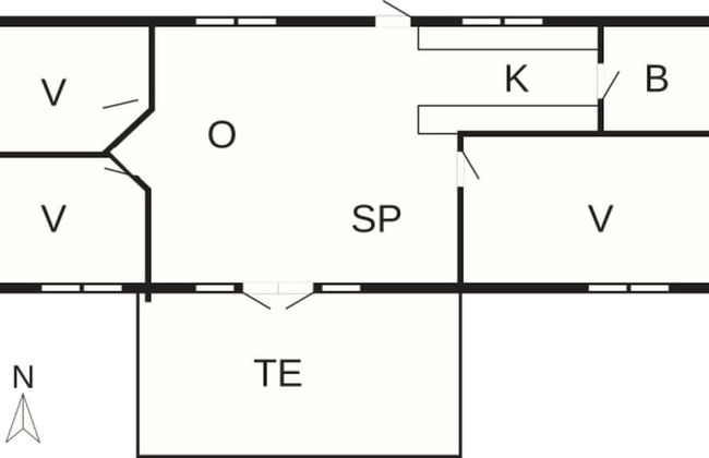5 Person Holiday Home in Dronningmolle - Foto 7