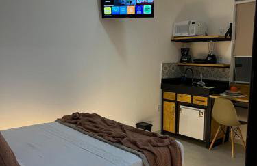 Flat com ar e varanda com linda vista para o Ibituruna, Wi-Fi - Véu de Noiva 204 - Foto 7