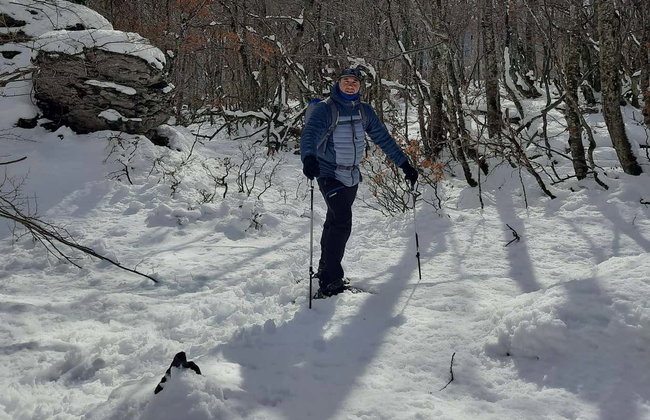 Paseo con raquetas de nieve por los Collados del Asón - Foto 4