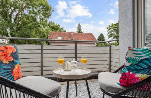 Gelbe Koffer - Family & Business 2 SZ Apartment in Neunkirchen - Self-Check-in - Balkon - Parkplatz - bis 5 Pers - Foto 6