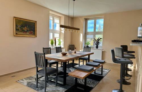 205 qm "Traumtor" mit Sauna, Whirlpool, Kamin und 3 Terrassen mit Blick in die Böhmisch Sächsische Schweiz - Foto 24