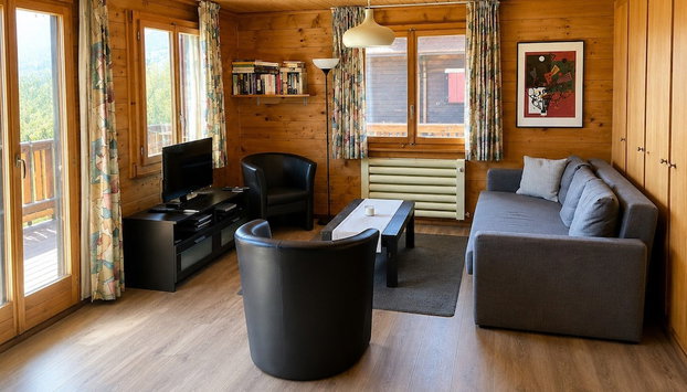 Attractive Chalet in Fiesch-wiler With Views - Foto 5, Soggiorno