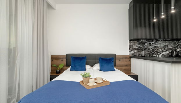 Elegant Studio in Kraków by Renters - Foto 5, Habitación