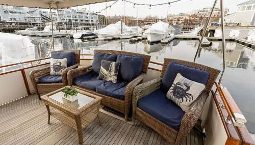 2BR Spacious & Comfy 43' Yacht - Heat & AC - On the Freedom Trail - Best Nights Sleep - Foto 4