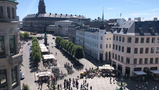 Vista sul castello di Christianborg