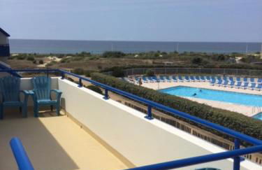 T3 - TERRASSE 30 m2 VUE OCEAN, 2 CHAMBRES, parking privatif et piscine en été - Foto 5