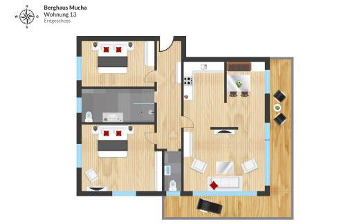 Berghaus Mucha - Ferienwohnungen - Foto 76