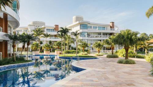 Cobertura em Resort Pé na Areia com Piscina Hidro - Foto 1