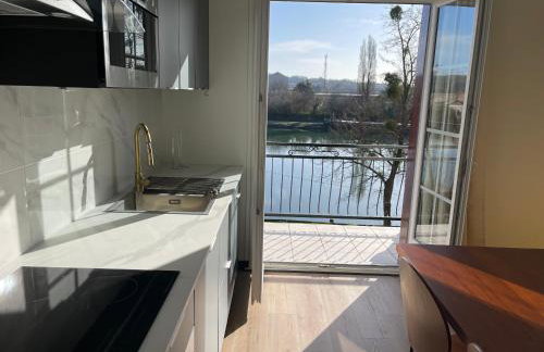 Ambiance Seine, Appartement lumineux en bordure de Seine - Chouette - Foto 6