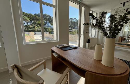 Bihit T2 trebeurden piscine et vue mer - Foto 12