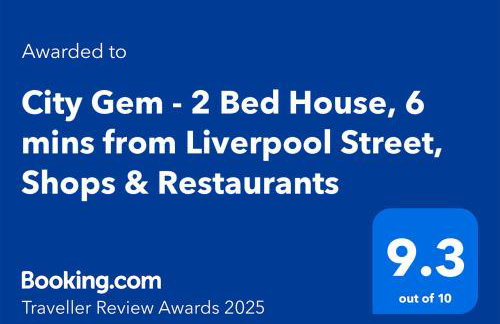 City Gem - 2 Bed House, 6 mins from Liverpool Street, Shops & Restaurants - Foto 2