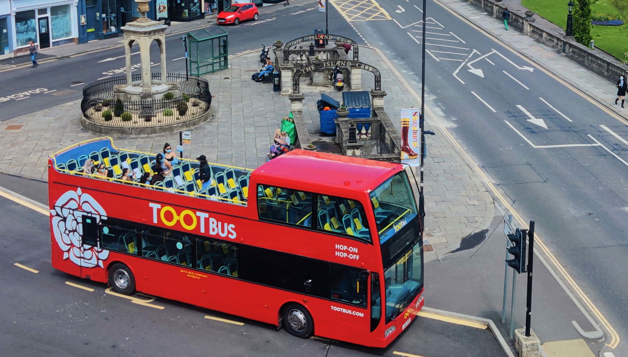 Autobus turistico di Bath