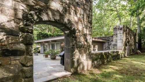 Midcentury Modern ZenHouse Sculptor Studio - Foto 3, Garden