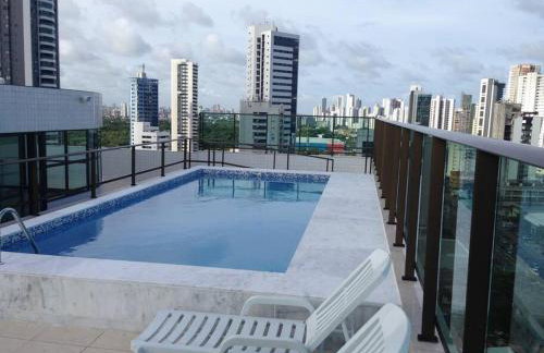 Flat 02 quartos em Boa Viagem, 2 min a pé da praia - Foto 20